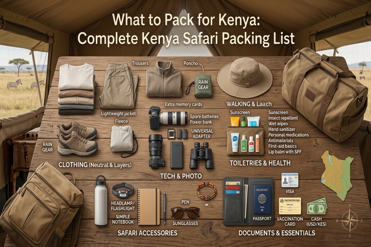 What to Pack for Kenya: Complete Kenya Safari Packing List